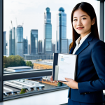 **

"A confident international trade professional, fully clothed in a stylish and appropriate business suit, standing in a modern office with a city skyline view. She is holding a portfolio showcasing successful projects and quantified achievements. The image emphasizes her expertise and value in the global market. Safe for work, appropriate content, professional, perfect anatomy, natural pose, well-formed hands, proper finger count, modest clothing, family-friendly."

**